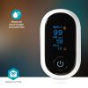 SmartLife Pulzoksziméter | Bluetooth | OLED Kijelző | Auditív riasztás / Mozgásgátló interferencia / Nagy pontosságú érzékelő / Oxigéntelítettség (SpO2) / Perfúziós index / Pulzusszám | Fehér