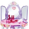 Játék fésülködő asztal hercegnős, lila-rózsaszín
