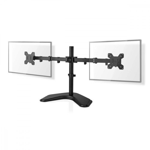 Asztali Monitor Tartó | 2 Képernyő | 15 - 32 " | 75x75 / 100x100 | Dönthető Forgatható