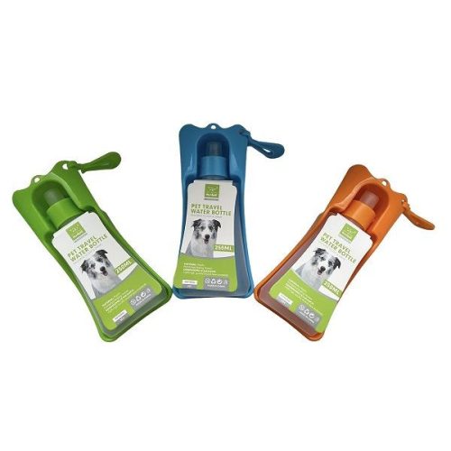 Nunbell hordozható vizespalack és itatótál kisállatoknak 500 ml, narancssárga