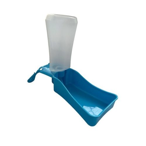 Nunbell hordozható vizespalack és itatótál kisállatoknak 500 ml, narancssárga