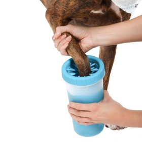 Hordozható kutyalábmosó, zöld