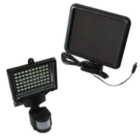 Napelemes mozgásérzékelős LED izzós reflektor