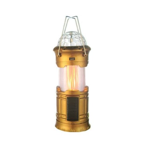 Varázslatos fényű többfunkciós kemping lámpa, arany
