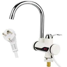   Függőleges, alsó csatlakozós, LCD kijelzős átfolyós vízmelegítő csaptelep