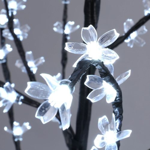 LED-es Sakura fa, világító virágokkal, színes