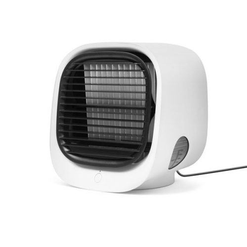 Hordozható mini léghűtő ventilátor, fehér