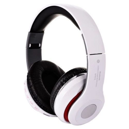 Bluetooth sztereó fejhallgató, rádióval, Mp3 headset, fekete