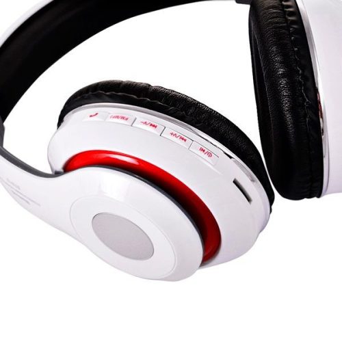 Bluetooth sztereó fejhallgató, rádióval, Mp3 headset, fekete