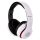 Bluetooth sztereó fejhallgató, rádióval, Mp3 headset, fehér
