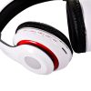 Bluetooth sztereó fejhallgató, rádióval, Mp3 headset, fehér