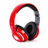 Bluetooth sztereó fejhallgató, rádióval, Mp3 headset, piros