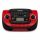 FEPE FP-201BT rádió bluetooth funkcióval, piros