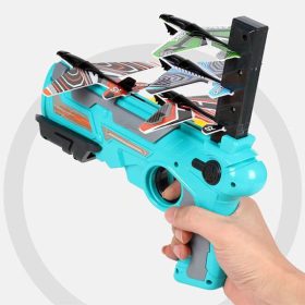 Repülőgép kilövő játékpisztoly, zöld