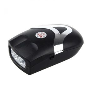 Ledes első lámpa beépített szirénával YH-0902, piros