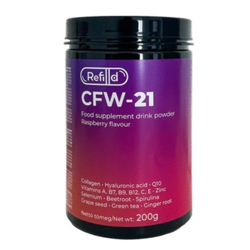 Refilld CFW-21 málna ízesítésű hidrolizált marhakollagén alapú étrend-kiegészítő italpor