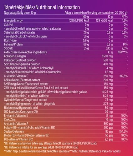 Refilld CFW-21 málna ízesítésű hidrolizált marhakollagén alapú étrend-kiegészítő italpor